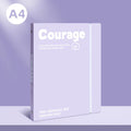 INS Style Loose Leaf A4 File Folder Transparent Detachable Data Book Students Stationery Office Storage Booklet School Office
