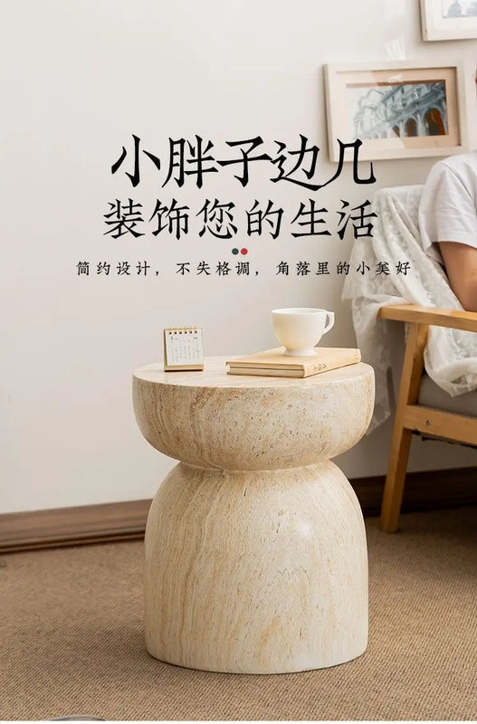 Simple Modern Sofa Side Table Coffee Table Creative Study Round Tables Balcony Art Corner Tables Home Bedroom Bedside Tables