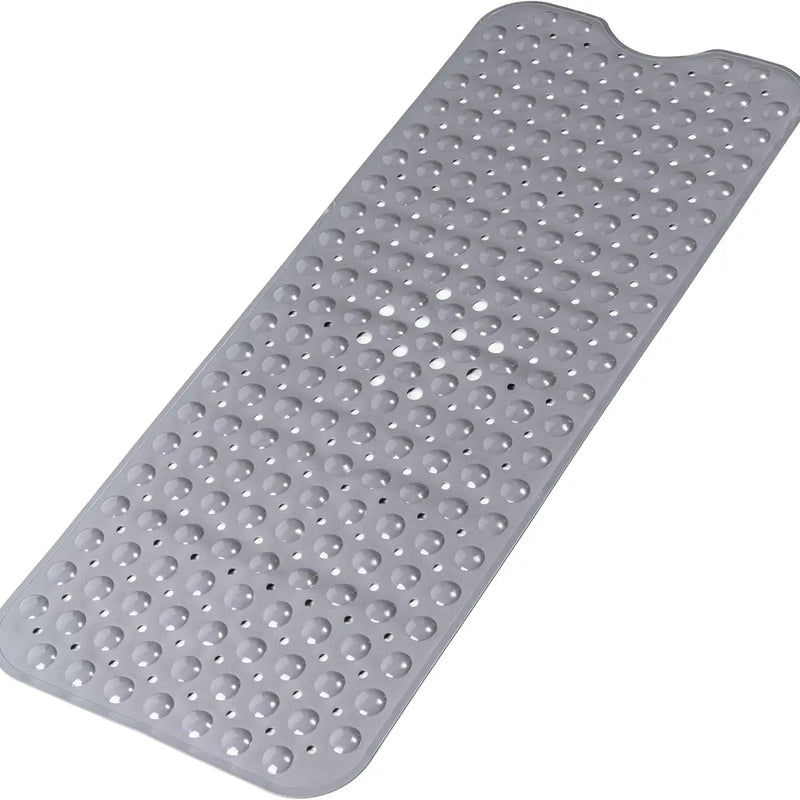 1pc Cartoon Extra Long Bathtub Mat 40x100cm Non Slip Bath Mat for Bathroom Tubs Shower Mats with Suction Cups & Drain Holes