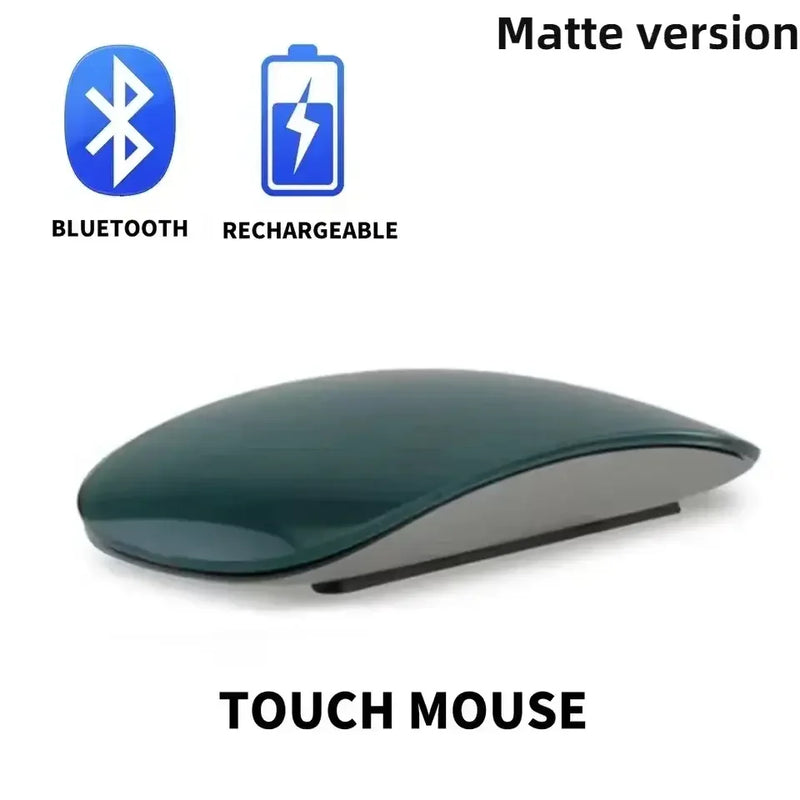 Upgrade Wireless Bluetooth Magic Computer Mouse Rechargeable Touch Slim Ergonomic Dual-Mode Silent PC Mice For Apple Macbook Air