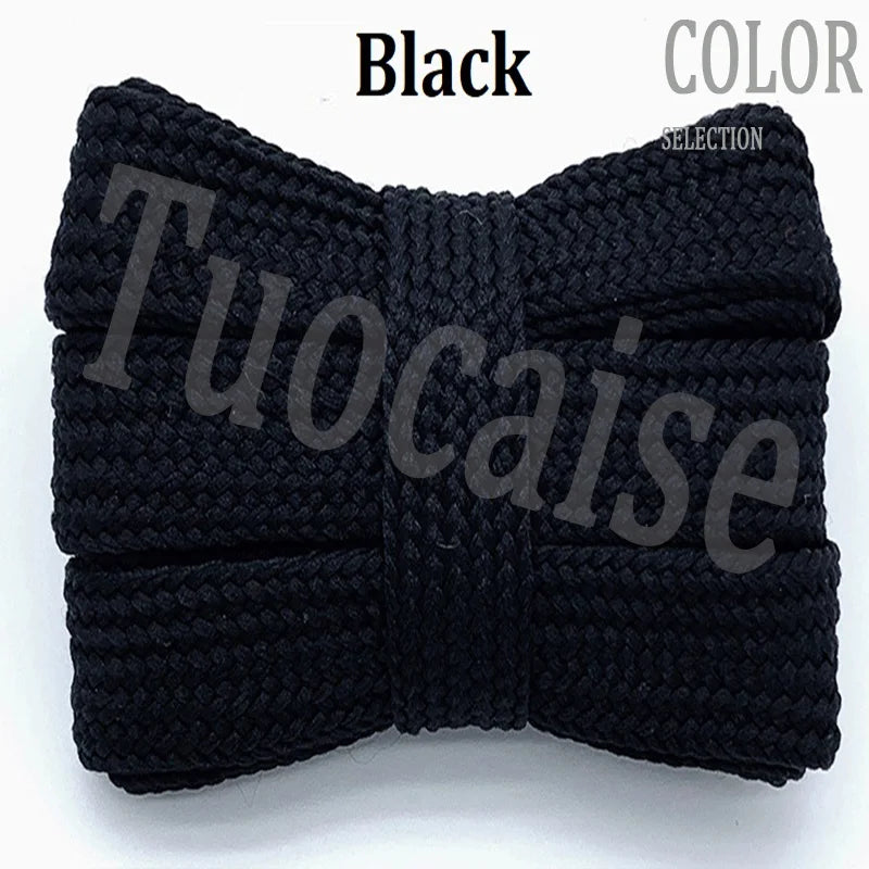 Flat Wide Shoelaces 2cm 1Pair Thick Soft Casual Sneakers Running Sports Shoe Laces 100/120/140/160CM Fashion Shoes Accessories