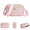 Solid Color Large Capacity Zipper Mobile Phone Bag Ladies Multifunctional Shoulder Crossbody Bag Fashion Casual Small Square Bag
