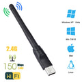150Mbps MT7601 Wireless Network Card Mini USB WiFi Adapter LAN Wi - Fi Receiver Dongle Antenna 802.11 - Visuel 2 | SAMAG