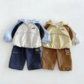 1-6Y Kids Casual Sets And Outfits Boys Color-block Hooded | SAMAG