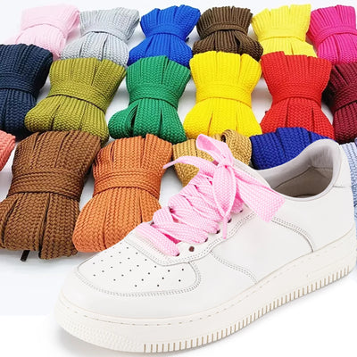 Flat Wide Shoelaces 2cm 1Pair Thick Soft Casual Sneakers | SAMAG