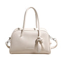 Women Boston Bag Large Capacity PU Leather Handbag Soft Casual Shoulder Bag Chic Daily Commuter Crossbody Tote Purse