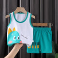 Children Sets Kids Clothes Vest Suit Summer Clothing baby - View 7 | SAMAG