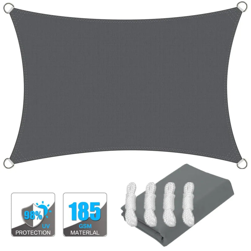 Waterproof Sun Shade Sail Canopy Rectangle UV Block | SAMAG