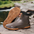 Men Ankle Rubber Boots Woman Rain Shoes Waterproof Fishing Shoes Work Garden Short  Kitchen Shoes Fashion Non-slip Rain Boots