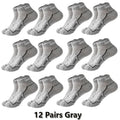 12 Pairs Summer Socks Men's Ankle Running Sports Mesh | SAMAG