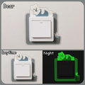 Lovely Cartoon Switch Stickers Luminous Socket Protective Cover Home Waterproof Wall Sticker Decorative Animal Switch Decoration