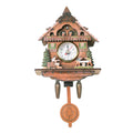 Wooden Hanging Wall Clock Bird Alarm Clock Cuckoo Clocks For Home Decoration Quartz Watch Decorative Home Decor