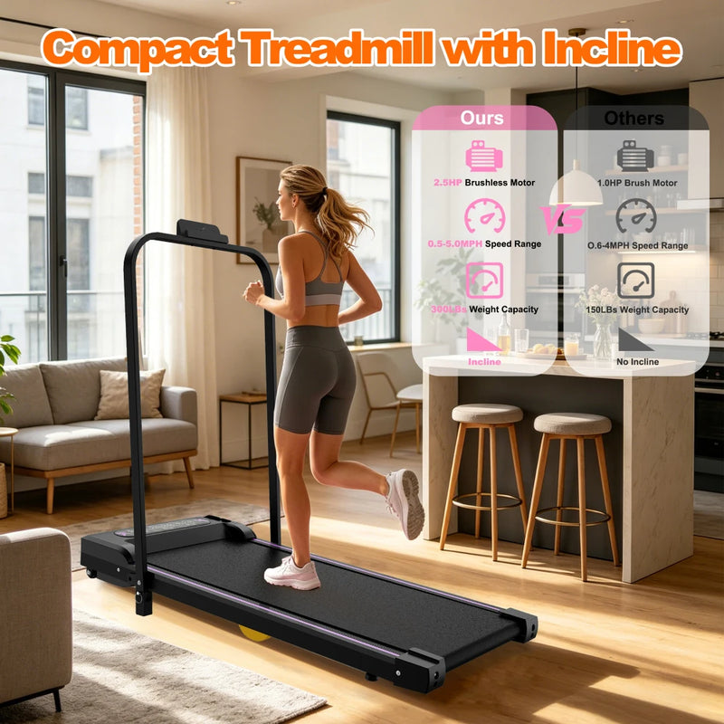 Under Desk Treadmill, Walking Pad, Portable with Handle | SAMAG