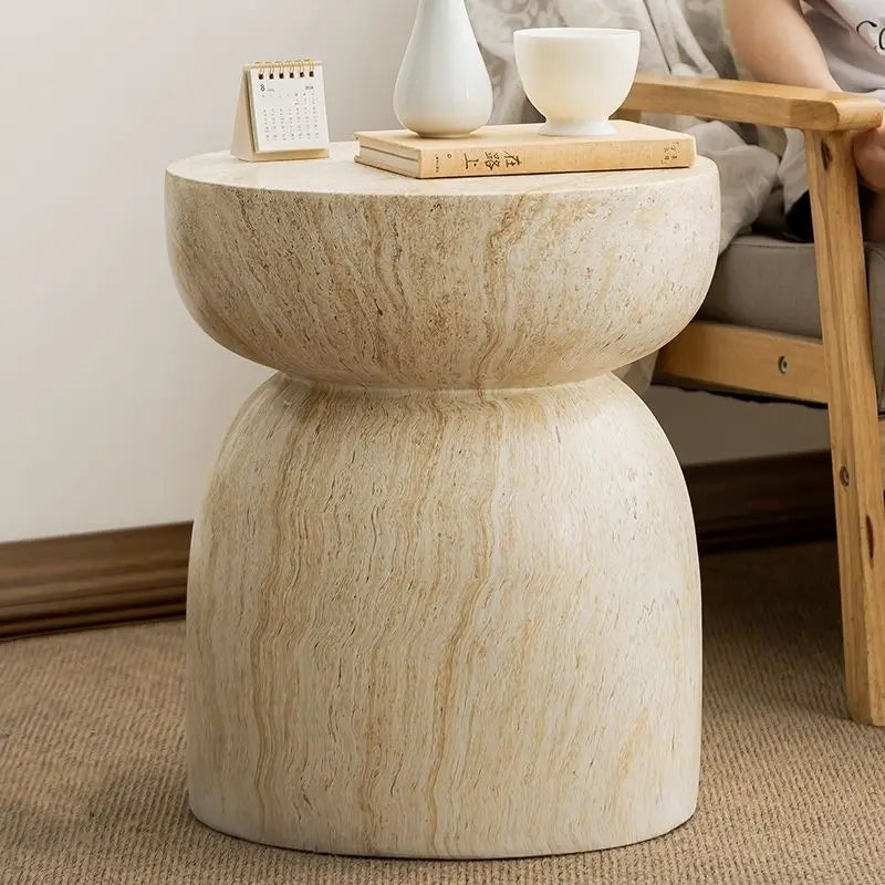 Simple Modern Sofa Side Table Coffee Table Creative Study Round Tables Balcony Art Corner Tables Home Bedroom Bedside Tables