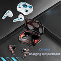Gaming Wireless Earbuds Low Latency RGB Cool Ambient Light ANC Noise Canceling Bluetooth 5.4 In-ear Earphones For Esport Gamer