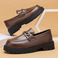 Men's casual shoes four seasons new soft-sole non-slip comfort light outdoor walking shoes fashion business visitor leather shoe