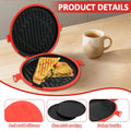 Microwave Sandwich Maker Microwave Grill Pan with Silicone Anti Scald Sleeve Microwaves Bacon Cooker Cookware Kitchen  Accessory