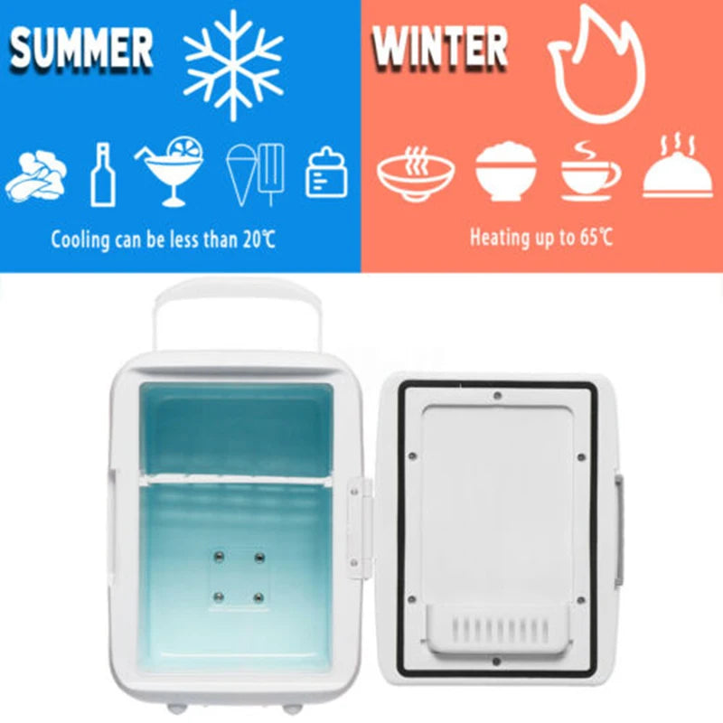 AB59-4L 12V/220V Electric Portable Mini Fridge Refrigerator Cooler Freezer Car Home