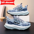 Childrens Sneakers Rotating Buckle New Anti Slip Comfort Mesh Student Boys Outdoor Ultra Light Soft Sole Training Running Shoes