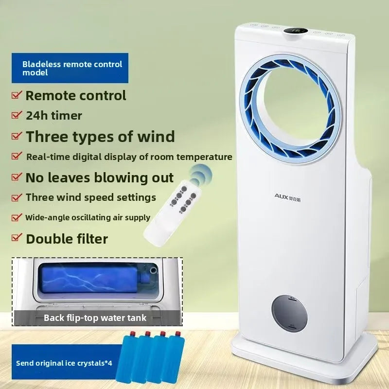 220V Portable Water Cooling Air Cooler Single Cooling Evaporative Fan For Household Indoor Use