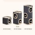 Indoor Cat Bed Cat Cave Bed Winter Warm Cute Cat Condo Hideaway Hut Modern Furniture for Multi Pets Washable