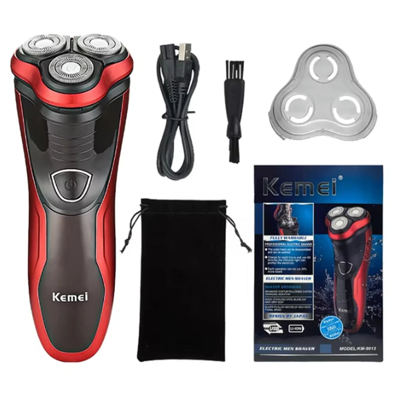 Electric Shaver for men's electric shaver Smart razor for Beard timmer IPX7 waterproof Wet And Dry shaving machine Men Shaver