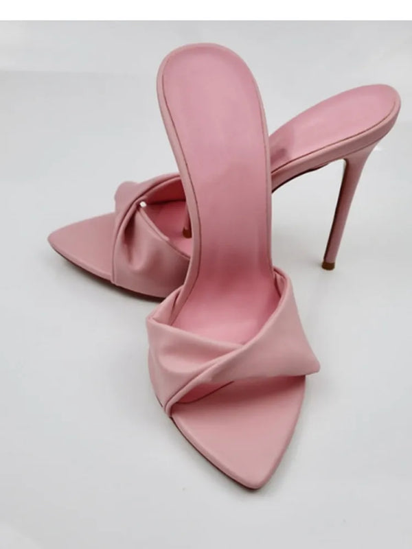 2026Summer New Pointed Thin High-heeled Women's Sandals, Sexy and Comfortable Party Fashionable High-heeled Slippers