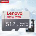 Lenovo Performance SD Card Class 10 Memory Card 128GB U3 V60 High Speed Flash Cards 512GB 256GB For Nintendo Switch