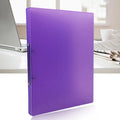 A4 Ring Binder Colorured Transparent Loose-leaf Paper File Folder School Office Document Storage Supply