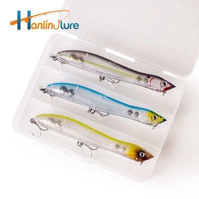 /Box Topwater Pencil Popper Fishing Lure 12cm Floating | SAMAG