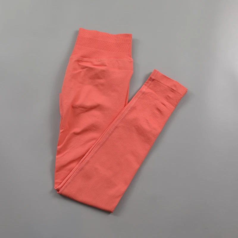 Women Impact High Waist Yoga Leggings Breathable Stretchy - View 5 | SAMAG