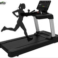 Electric Commercial Keyboard Treadmill With LCD Screen Wireless Heart Rate 3.5HP Motor Foldable Design 200kg Capacity On Sale