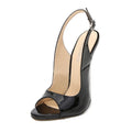 New European And American Large-Size Women's Shoes Fish Mouth Fine High Heels Fashion Sandals 16cm Banquet Elegant Fashionable