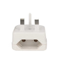 European 2pin Plug To UK 3pin Plug Adapter With 5A Fuse UK British Electrical Travel Adapter Converter Socket Power Cord Outlet
