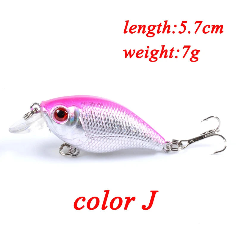 Wobblers Quality Crankbait Simulation Fishing Lure 5.7cm - View 7 | SAMAG