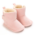 New Baby Boots For Winter Warmth 0-18M Newborn Baby Velcro Soft Sole Anti Slip Front Shoes Baby Shoes Warm Snow Boots