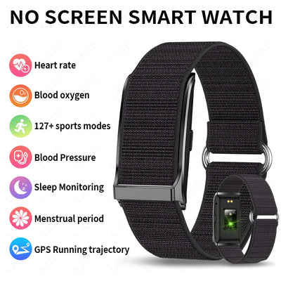 No Screen Smart Watch Men's Sports Outdoors Fitness Heart | SAMAG