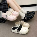Small and high-end star studded toe caps, thick soled M ü ller shoes, versatile for summer commuting and outdoor wear