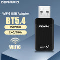 Fenvi WiFi 6 AX900 Dual Band 2in1 USB Bluetooth 5.3/5.4 Network Wireless Wlan Adapter 2.4G&5GHz Win10/11 - Visuel 7 | SAMAG