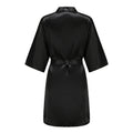 Wedding Party Team Bride Robe Kimono Satin Pajamas Bridesmaid Bathrobe With White Letters YE8171