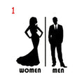 Waterproof Bathroom Home Art Door Decor Removable Wall Sticker Vinyl Poster Toilet Decals Fashion High Quality