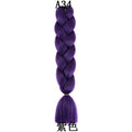 100g 24inch Jumbo Braiding Hair Synthetic Braiding Hair Braid in Hair Extensions Braids Hair for Twist for Daily Cosplay