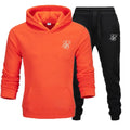 Sik silk Men Sets Fashion Autumn Spring Sporting Suit Sweatshirt Sweatpants Clothing 2 Pieces Slim Tracksuit - View 3 | SAMAG