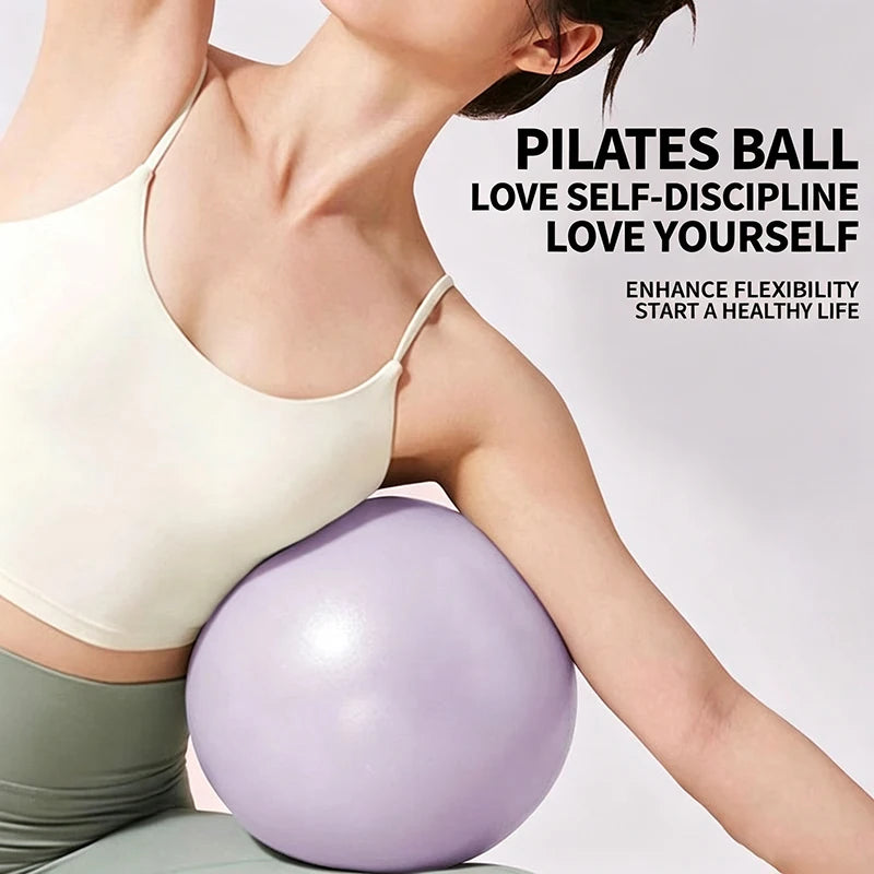 25cm Pilates Mini Yoga Ball Anti‑Burst Thick PVC Exercise | SAMAG