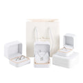 PU Jewelry Storage Box for Proposal Wedding Necklace Earring Ring Box Display Gift Box Fashion Jewelry Accessory Wholesale