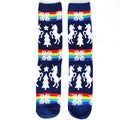 2025 New Men Christmas Socks New Year Funny Snowflake Beer Santa Claus Elk Snow Cotton Happy Socks Men Cartoon Women Sokken