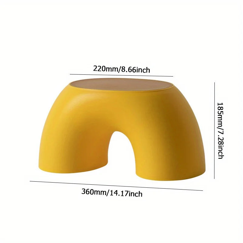 Colorful Stool Simple Ring Rainbow Small Bench Home Rounded Comfortable Stool Durable Non-slip Shoe Changing Stool Ins