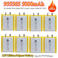 955565 Lithium Polymer Battery 3.7V 5000mAh Rechargeable Lipo Batteries for Mobile Power GPS Locator Camera Tablet PC DVD DIY