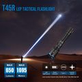 Trustfire T45R Powerful LEP Tactical Flashlight Hunting 21700 Rechargeable Lighting Torch 1695M Beam Range Military Self Defense