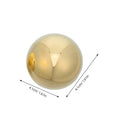 2Pcs Hollow Thickened Brass Hand Exercise Balls Baoding Balls for Therapy Fitness Hand Massage Stress Relief and Grip Strength